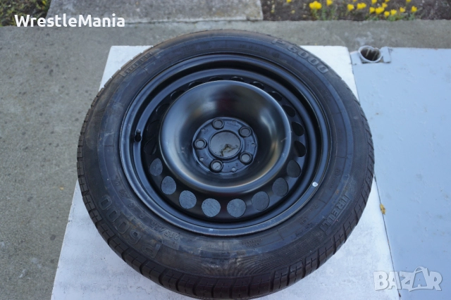 Оригинална Резервна Джанта за Mercedes W210 71/2x16H2/ET41 /Гума Pirelli P6000 215/55/16/3мм Грайфер