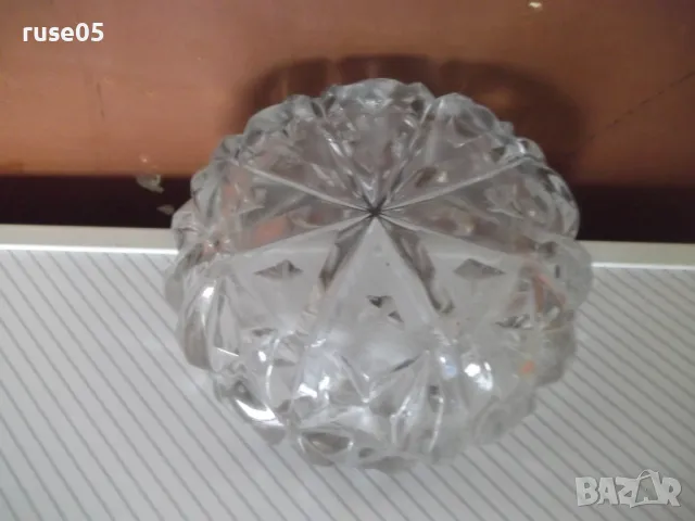 Пепелник стъклен имитационен кристал, снимка 4 - Части - 49036032