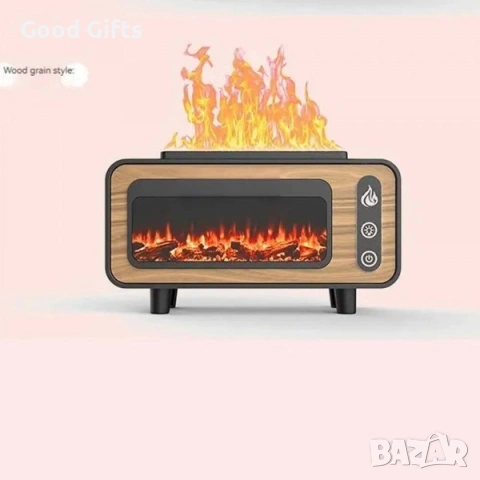 Винтидж Арома Дифузер „3D Камина“ – Уютът на огъня и силата на ароматите, снимка 3 - Декорация за дома - 53561140