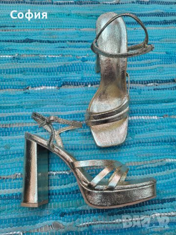 Златни сандали Sinsay, снимка 3 - Сандали - 44133045