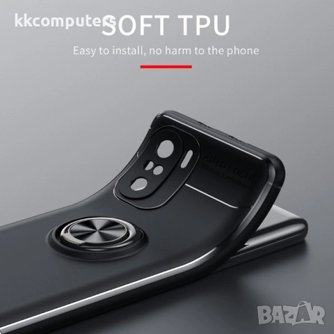 Xiaomi Poco F3 Redmi K40 Pro / Redmi K40 Mi 11i Удароустойчив Metal Ring Калъф и Протектор, снимка 7 - Калъфи, кейсове - 53197555