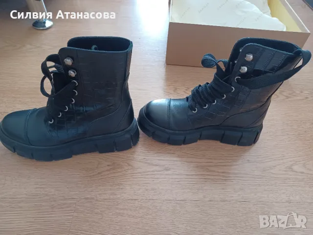 Зимни боти ALOHAS ест.кожа, снимка 3 - Дамски боти - 48010216