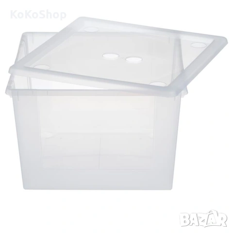 Пластмасова кутия за съхранение - 50x50x33 см., снимка 3 - Кутии за съхранение - 53574261