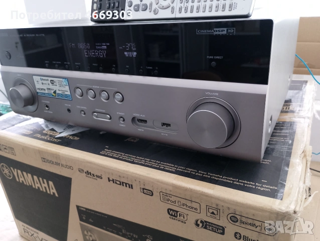 Yamaha RX V779 WIFI, Bluetooth , снимка 4 - Ресийвъри, усилватели, смесителни пултове - 53438375