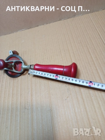 Стара Немска Ръчна Бормашина Маткап METABO. НОМЕР 691., снимка 10 - Антикварни и старинни предмети - 53406736