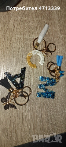 Ключодържател с Буква от Епоксидна смола, снимка 6 - Други - 53150055