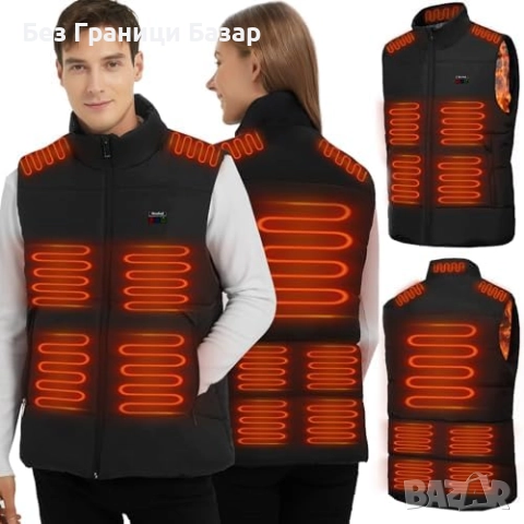 Нов Елек с USB отопление 15 зони, 3 нива, без батерия, унисекс М размер