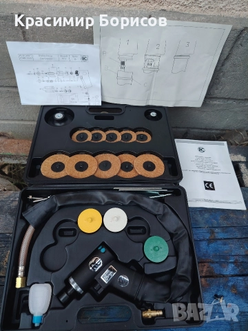 компресор менгеме шлайф пневматичен менгеме бормашина , снимка 5 - Бормашини - 52788267