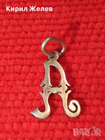 СТАРИНЕН АРТ НУВО СРЕБЪРН ПЕНДАНТ БУКВИЧКА А - МАЙСТОРСКА РЪЧНА ИЗРАБОТКА СРЕБРО МЕДАЛЬОН 38800, снимка 10 - Антикварни и старинни предмети - 42476194