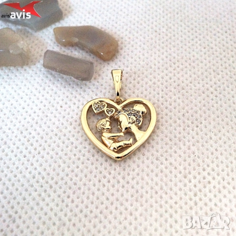 Висулка с 14К златно покритие 244712