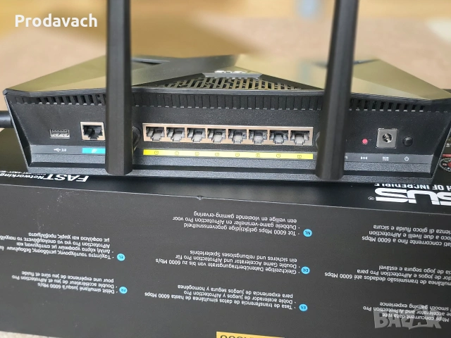 Asus RT-AX88U mesh рутер, снимка 5 - Рутери - 53054039