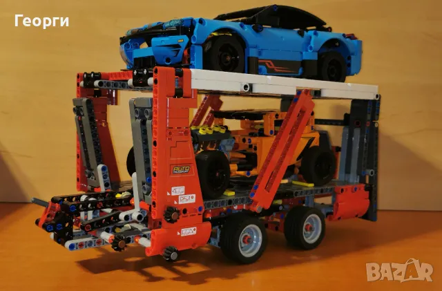 Lego Technic 42098 Автовоз + 42093 Chevrolet Corvette ZR1, снимка 2 - Конструктори - 49110776