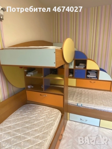 Детски легла на два етажа, снимка 5 - Мебели за детската стая - 52725785
