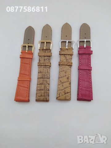 НОВА ЛУКСОЗНА ЧЕРВЕНА БОРДО КАИШКА ЗА ЧАСОВНИК ОТ ЕСТЕСТВЕНА КОЖА. ЧЕРВЕНИ БОРДО КАИШКИ ЗА ЧАСОВНИЦИ, снимка 9 - Каишки за часовници - 51612162