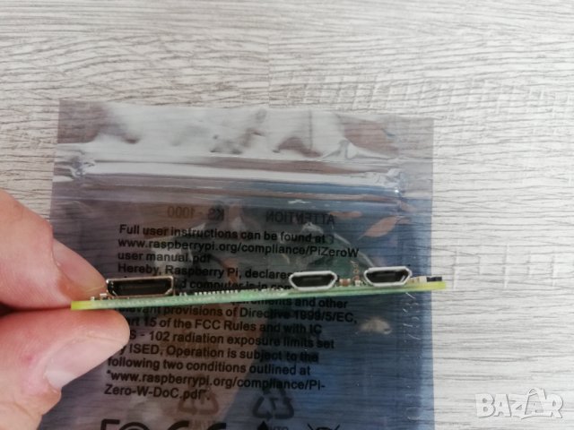 Raspberry Pi zero W v1.1 чисто ново, снимка 12 - Работни компютри - 39860801