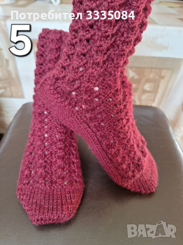 Плетени дамски чорапи, снимка 7 - Дамски чорапи - 44879582
