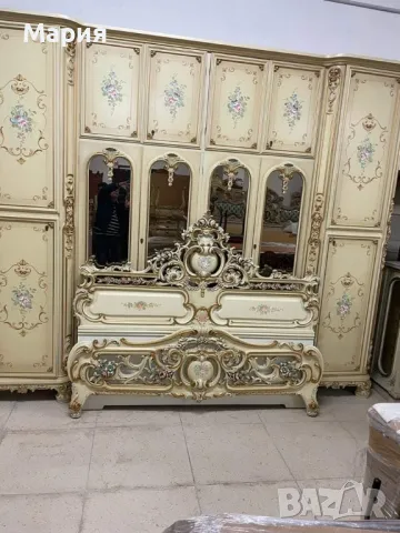 Италианска барокова спалня Silik. 075, снимка 4 - Спални и легла - 48218937