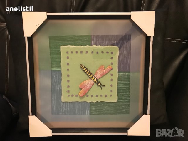 Релефна картина водно конче , снимка 1