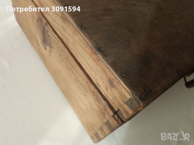 Стар автентичен дървен куфар , снимка 9 - Антикварни и старинни предмети - 43275057