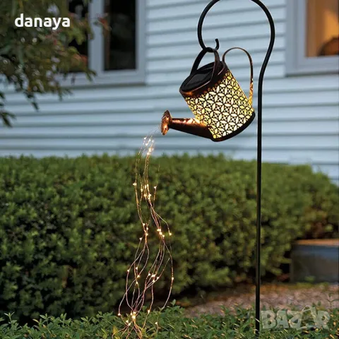 5659 Градинска соларна лампа Лейка, 80 см