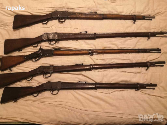 Крънка, Мартина, Бердана, Шаспо. Капсолна и кремъчна пушка, пушки и , снимка 7 - Колекции - 36487226