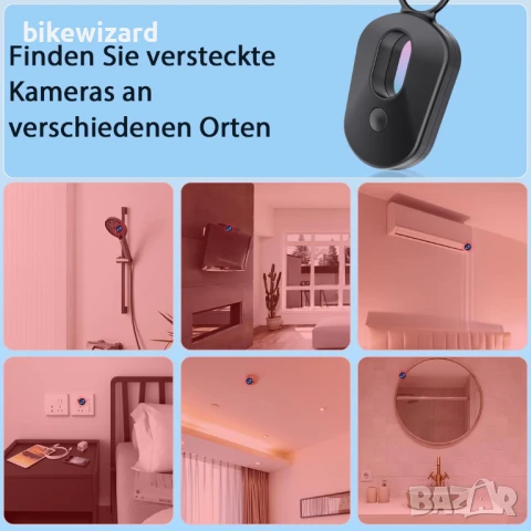 Детектор за насекоми - Скрити камери инфрачервен скенер 720H НОВ, снимка 2 - Друга електроника - 50765525