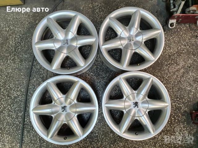 Джанти Пежо 4x108x7J16ет12, снимка 4 - Гуми и джанти - 50488681