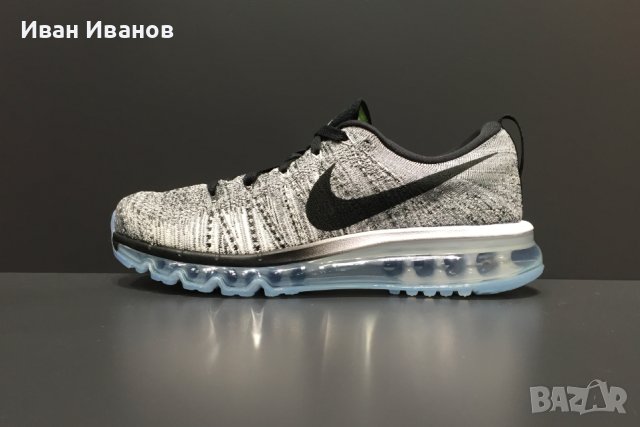 маратонки  Nike Flyknit Nike Air Max 'Oreo'  номер 44-44,5