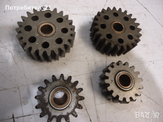 Комплект зъбни колела от косачка