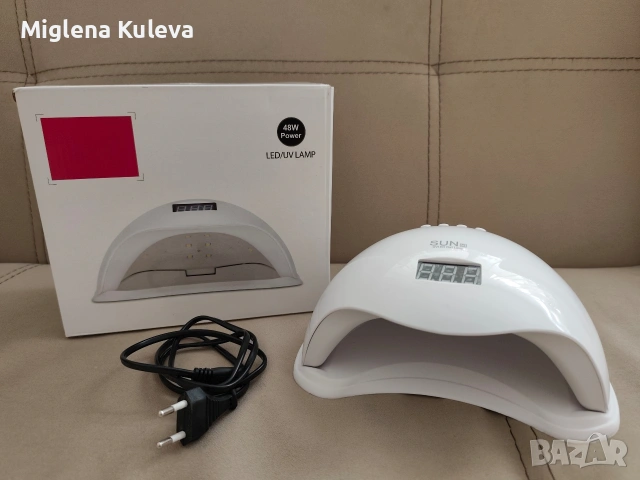 Комбинирана UV/LED Лампа за Нокти/Гел Лак/Маникюр - SUN5 48W