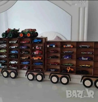 Органайзер етажерка за детски колички за стена поставка камион ремарке, снимка 3 - Други - 51211355