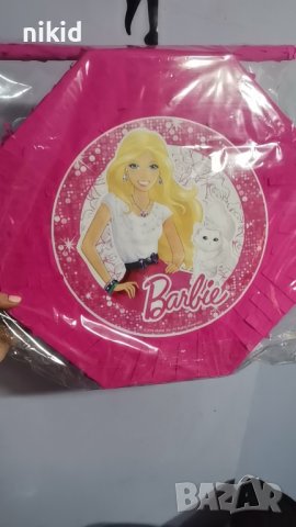 Барби Barbie голяма готова пинята + пръчка подарък за парти рожден ден, снимка 2 - Други - 43233763