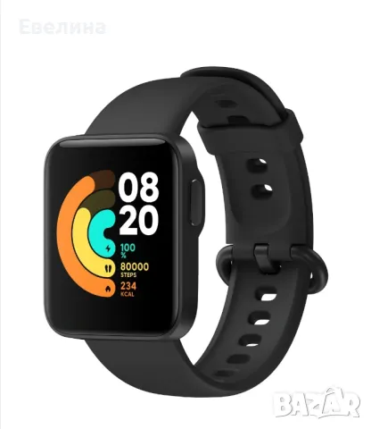 Уникален! Дамски смарт часовник Smartwatch Xiaomi Mi Watch LITE черен, снимка 1 - Дамски - 47790838