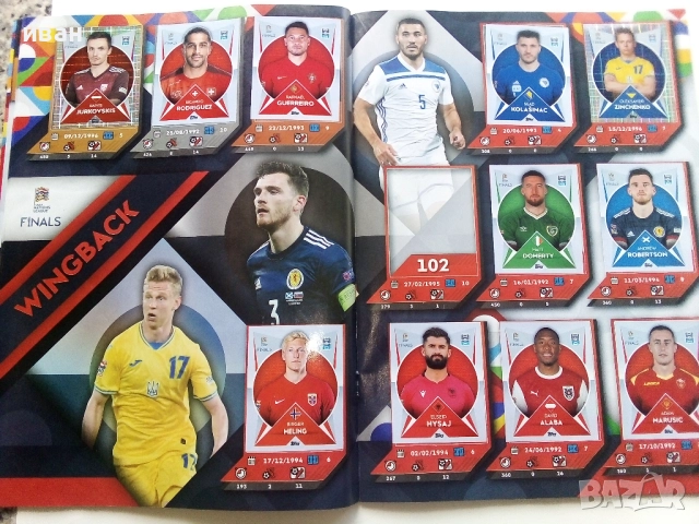 Албум със стикери "UEFA NATIONS LEAGUE FINALS" TOPPS, снимка 5 - Колекции - 52477761