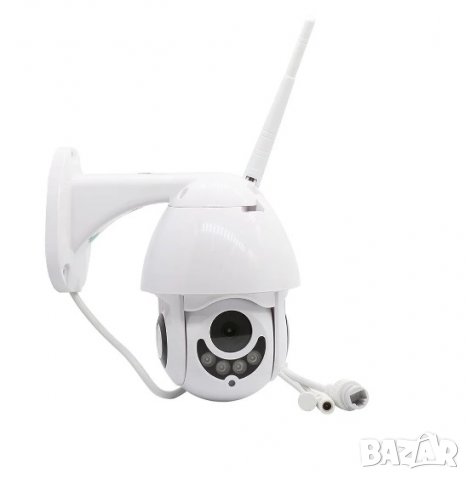 WI-FI-Full HD Безжична куполна въртяща се камера за видео наблюдение+Адаптер, снимка 6 - HD камери - 33182373