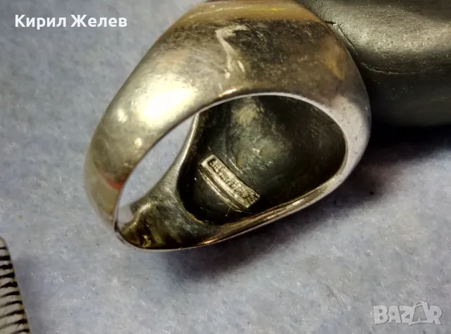 РОЗЕТАТА от ПЛИСКА със ЗНАКА на РОДА ДУЛО Авторски СРЕБЪРЕН ПРЪСТЕН СРЕБРО 925 АРТ ИЗРАБОТКА 13665, снимка 7 - Пръстени - 49917815