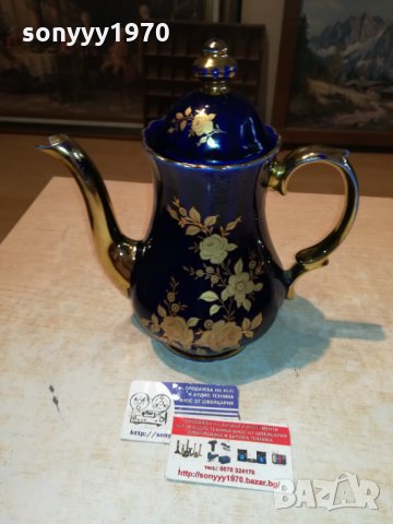 ECHT KOBALT-24 KARAT GOLD-BAVARIA PORZELLAN GERMANY 1411211043, снимка 8 - Антикварни и старинни предмети - 34798235