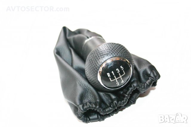 Топка за скоростен лост + маншон за Фолксваген Голф 3,4,5 / Поло / Бора и други ( 5 скорости ), снимка 1