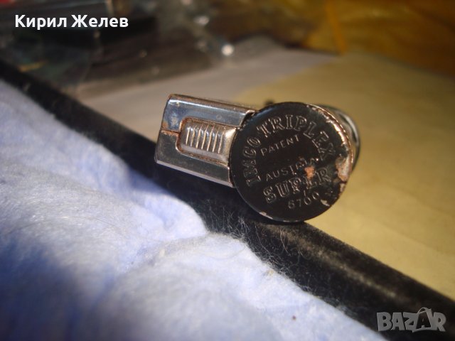 IMCO TRIPLEX SUPER 6700 AUSTRIA PATENT - Стара БЕНЗИНОВА РЯДКА РЕТРО ЗАПАЛКА ИМКО с ИНДИАНЕЦ 22091, снимка 10 - Колекции - 37110770