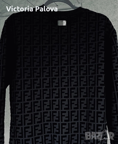 Уникален суитчър унисекс FENDI X TEAM WANG  рядка находка, снимка 9 - Суичъри - 51761293