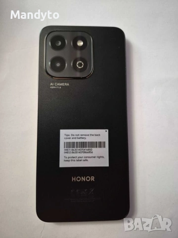 Чисто НОВ смартфон HONOR X6B BLACK 6.56 ", 128 GB, RAM 4 GB в гаранция