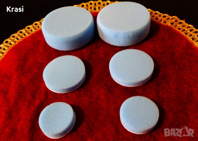 Полиращи гъби ShineMate с велкро,медиум, снимка 1