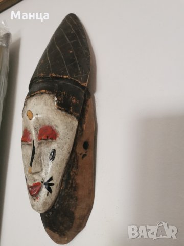 Африканска маска, снимка 4 - Антикварни и старинни предмети - 33430631