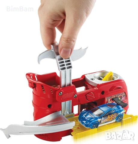 Оригинална писта за колички Hot Wheels CITY - камион ресторант Dine & Dash, снимка 5 - Коли, камиони, мотори, писти - 52509684