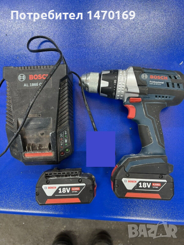 Bosch Professional 18V GSR 18 VE-2-LI + 2бр. батерии + Зарядно AL 1860 CV