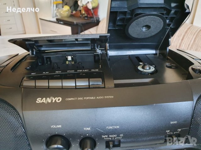 Касетофон   SANYO, снимка 5 - Аудиосистеми - 26758256