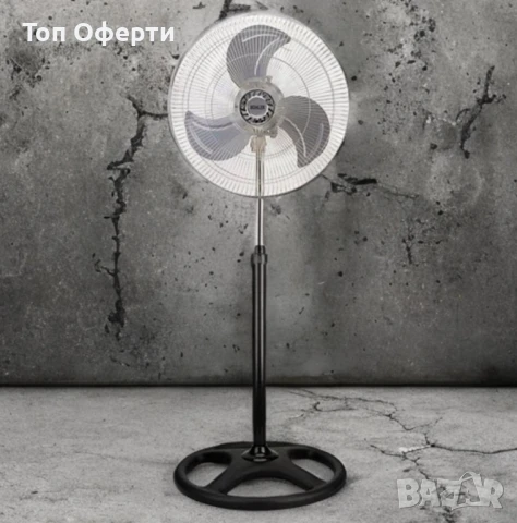 Вентилатор на стойка Muhler FM-8118D18 инча, 70W, снимка 2 - Вентилатори - 50459959