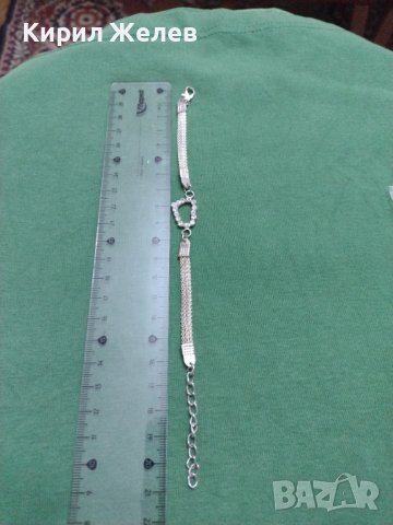 Фешън модел дамска гривна с ❤️ и кристали Сваровски 37421, снимка 9 - Гривни - 40426110