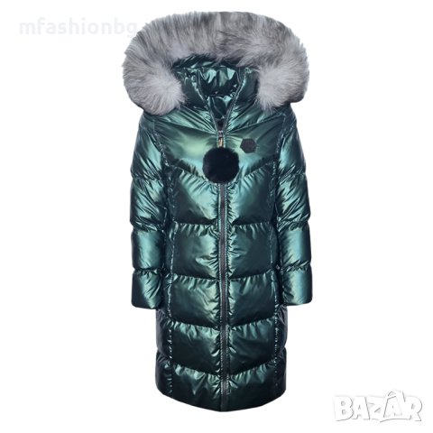 Дълго яке с естествен пух от Лисица City Angels Jeans от S до 5XL, снимка 15 - Якета - 44138692