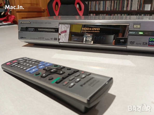 Panasonic DVD Video Recorder DMR-E500H, снимка 4 - Плейъри, домашно кино, прожектори - 52669487